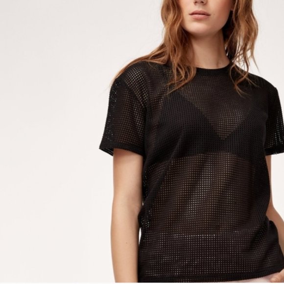 Wilfred blush mesh crew-neck - Picture 3 of 5